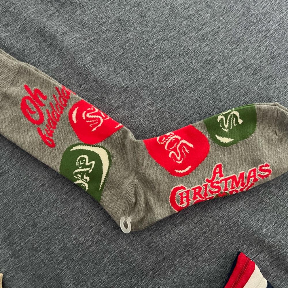 A CHRISTMAS STORY OH FUDDDDDDGE Socks NEW Don’t Get SOAP In Your Mouth!